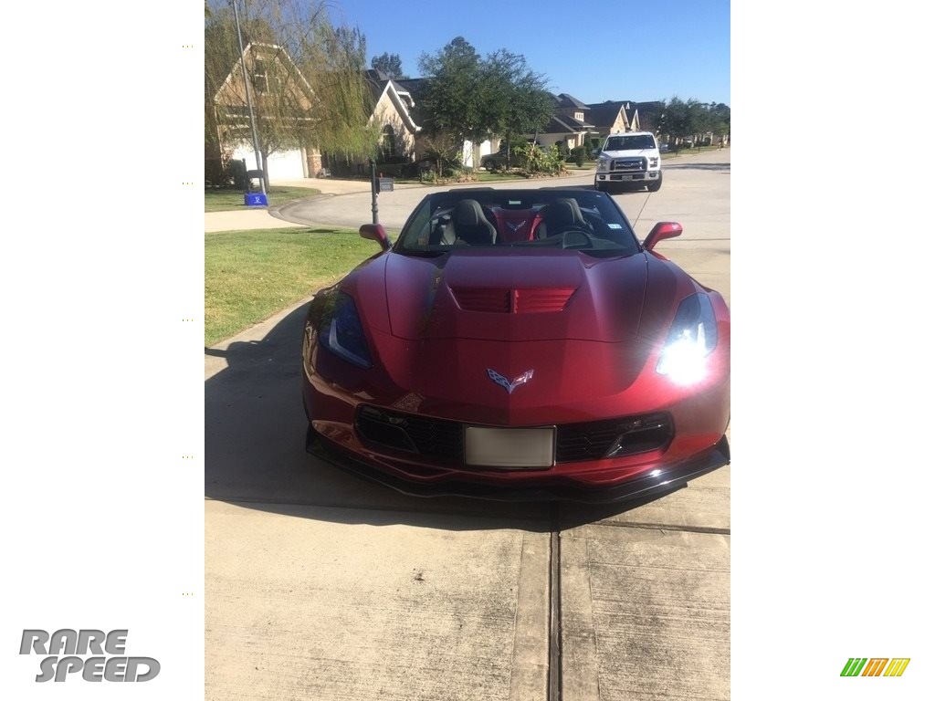 2016 Corvette Z06 Convertible - Long Beach Red Metallic Tintcoat / Brownstone photo #8