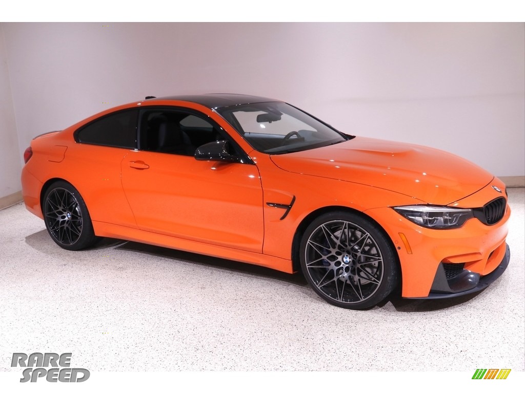 2020 M4 Coupe - BMW Individual Fire Orange / Black photo #1