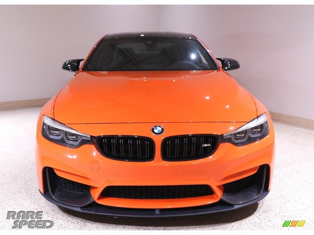 2020 M4 Coupe - BMW Individual Fire Orange / Black photo #2