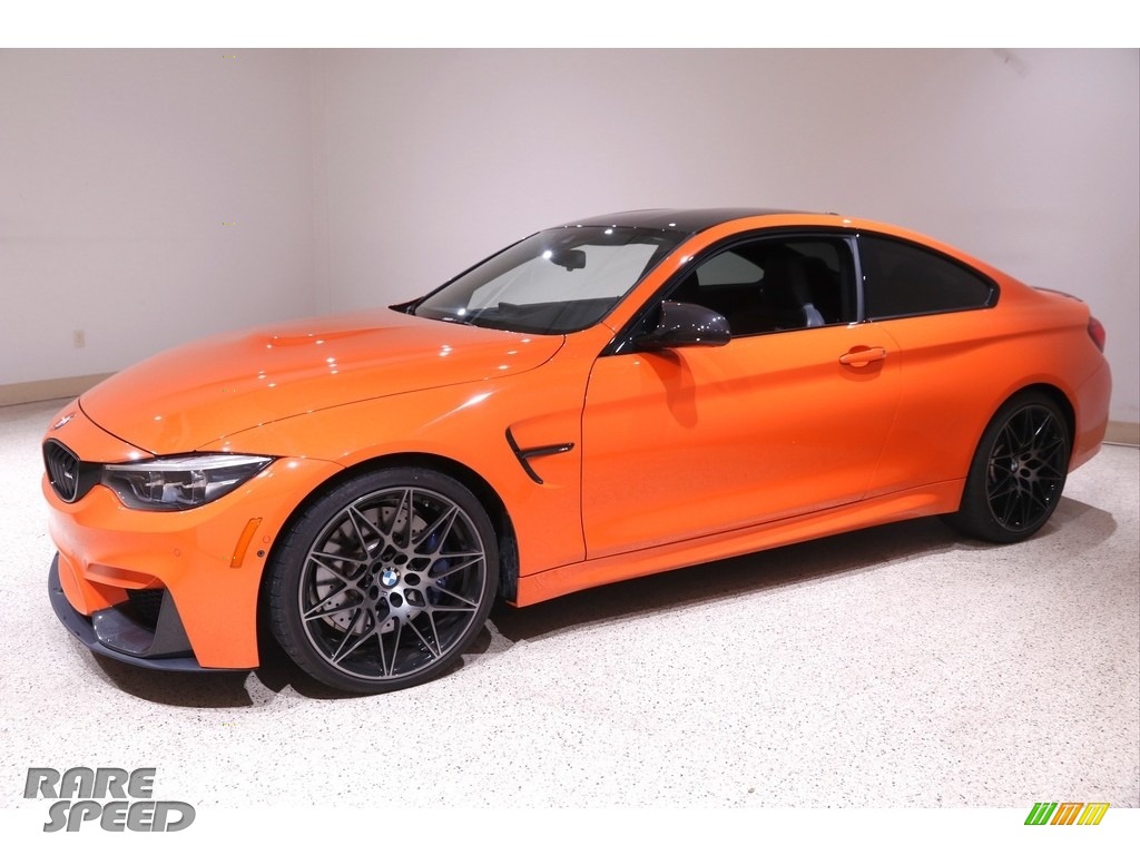 2020 M4 Coupe - BMW Individual Fire Orange / Black photo #3
