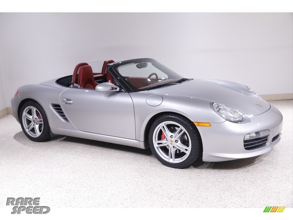 2008 Boxster RS 60 Spyder - GT Silver Metallic / Carrera Red photo #1