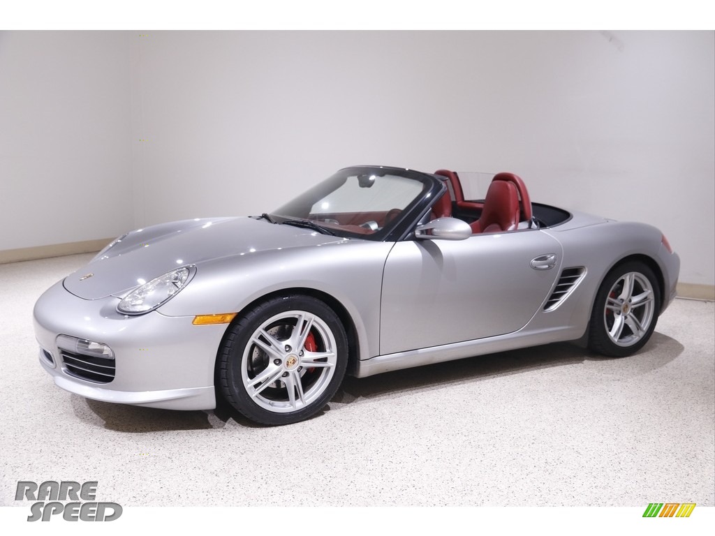 2008 Boxster RS 60 Spyder - GT Silver Metallic / Carrera Red photo #3