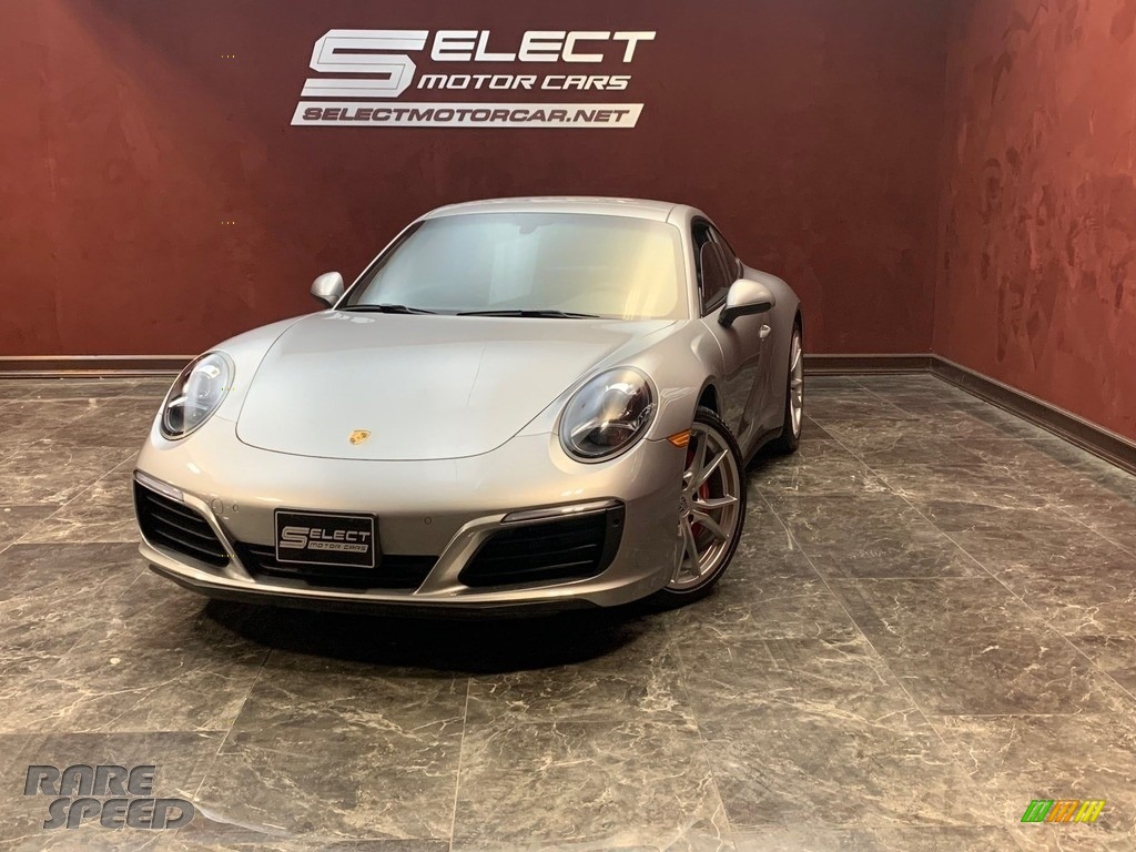 GT Silver Metallic / Black Porsche 911 Carrera 4S Coupe