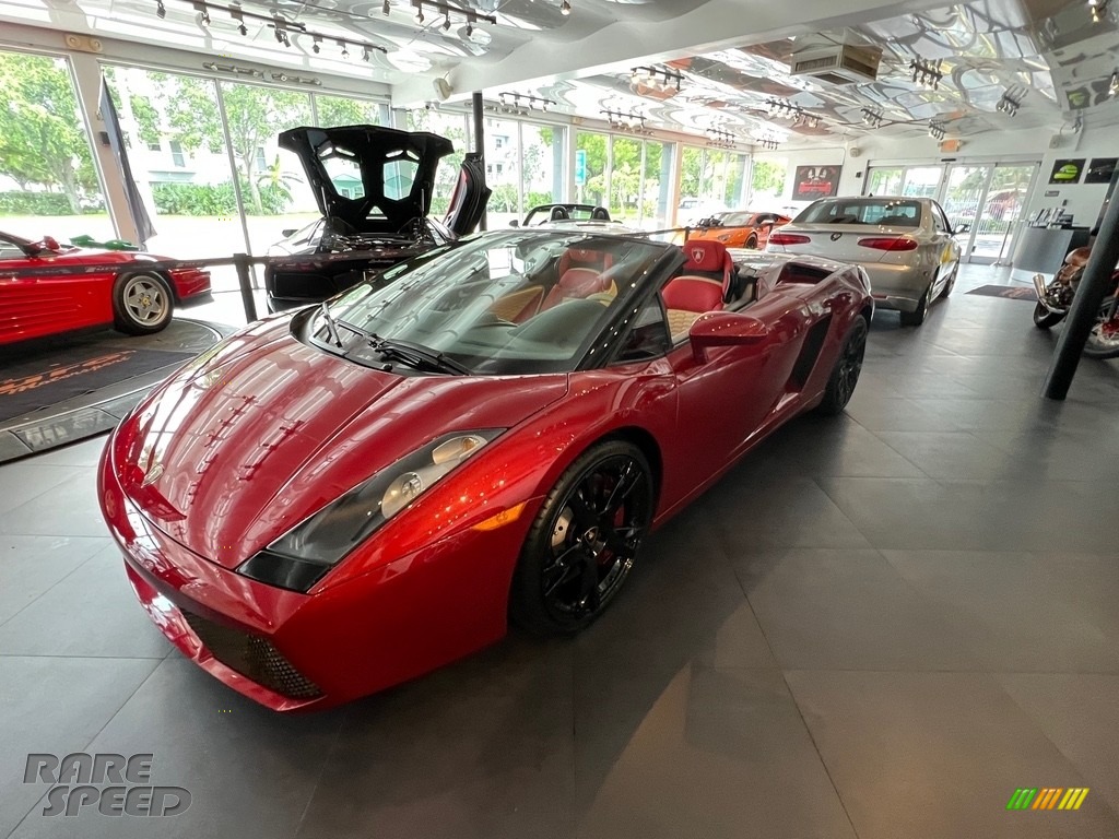 Rosso Leto (Red Metallic) / Crema/Rosso Lamborghini Gallardo Spyder E-Gear