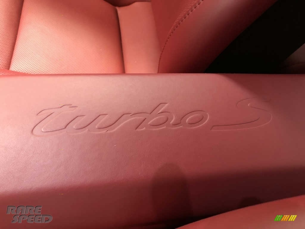 2015 911 Turbo S Coupe - Carrara White Metallic / Black/Garnet Red photo #10