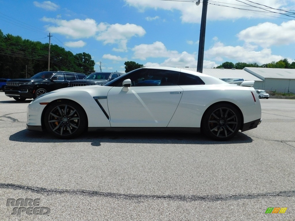 2014 GT-R Premium - Pearl White / Black Leather/Synthetic Suede photo #7