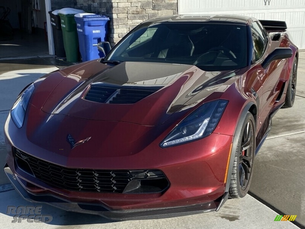 2018 Corvette Z06 Coupe - Long Beach Red Metallic Tintcoat / Jet Black photo #3