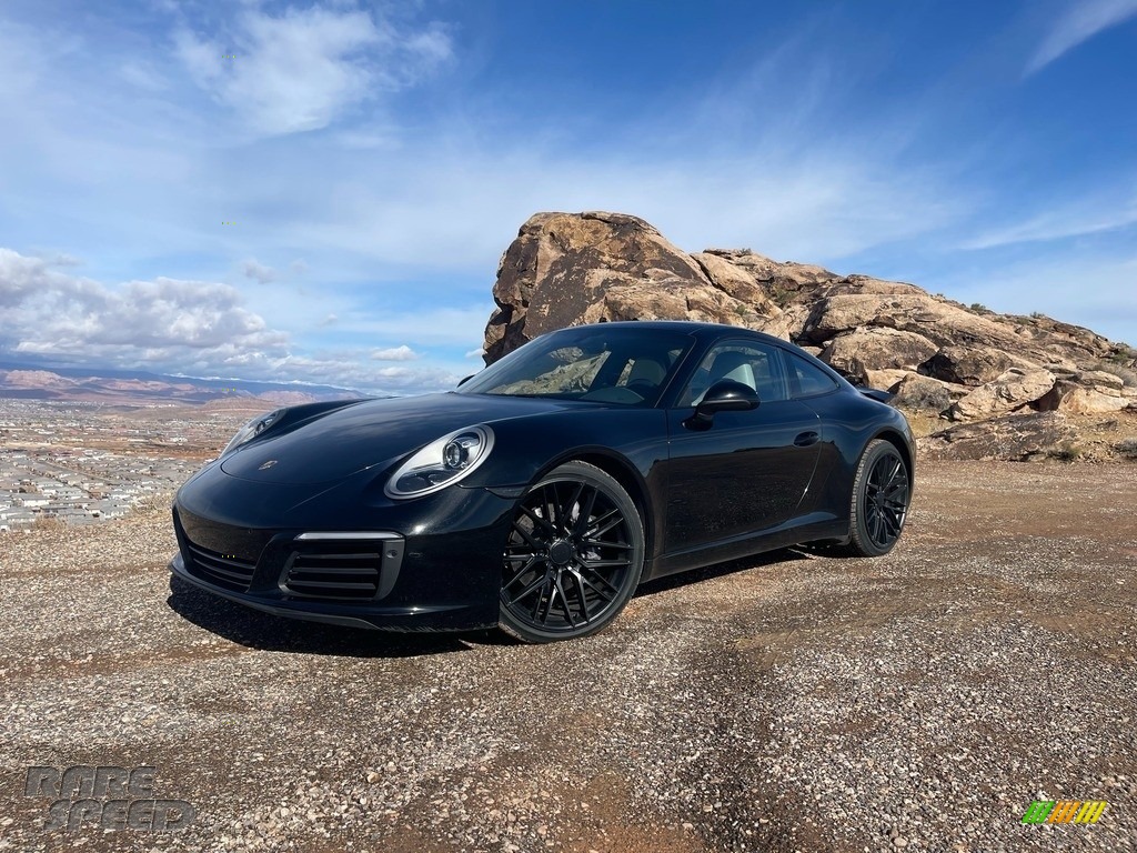 Black / Black/Luxor Beige Porsche 911 Carrera Coupe