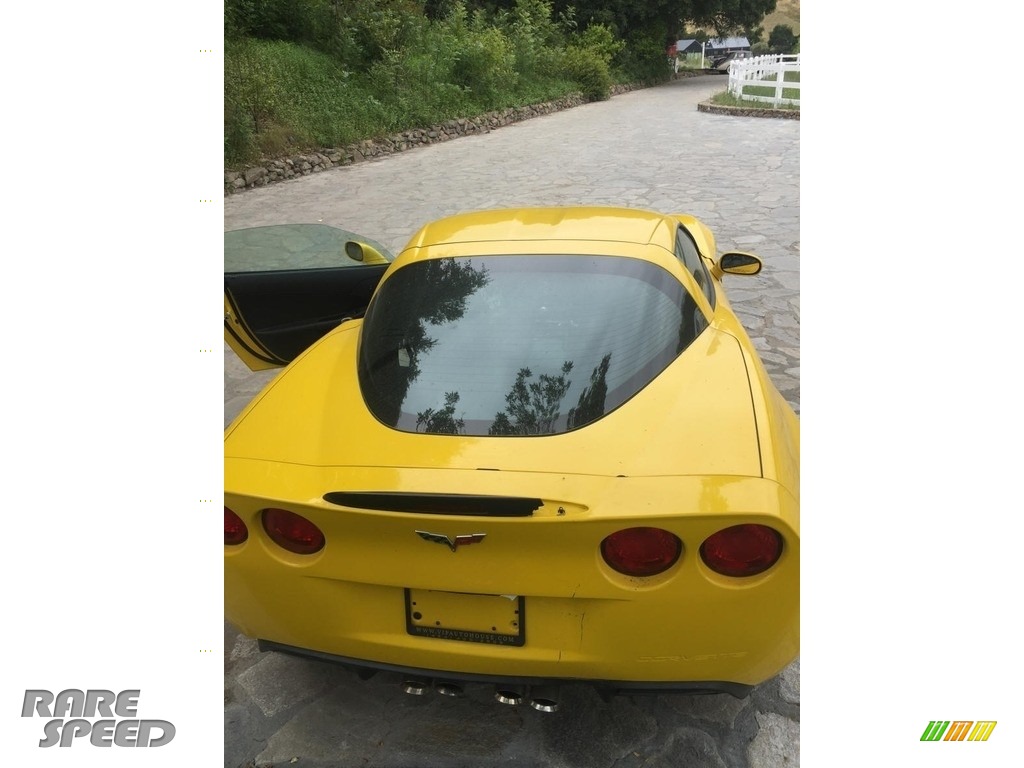2008 Corvette Z06 - Velocity Yellow / Ebony photo #4