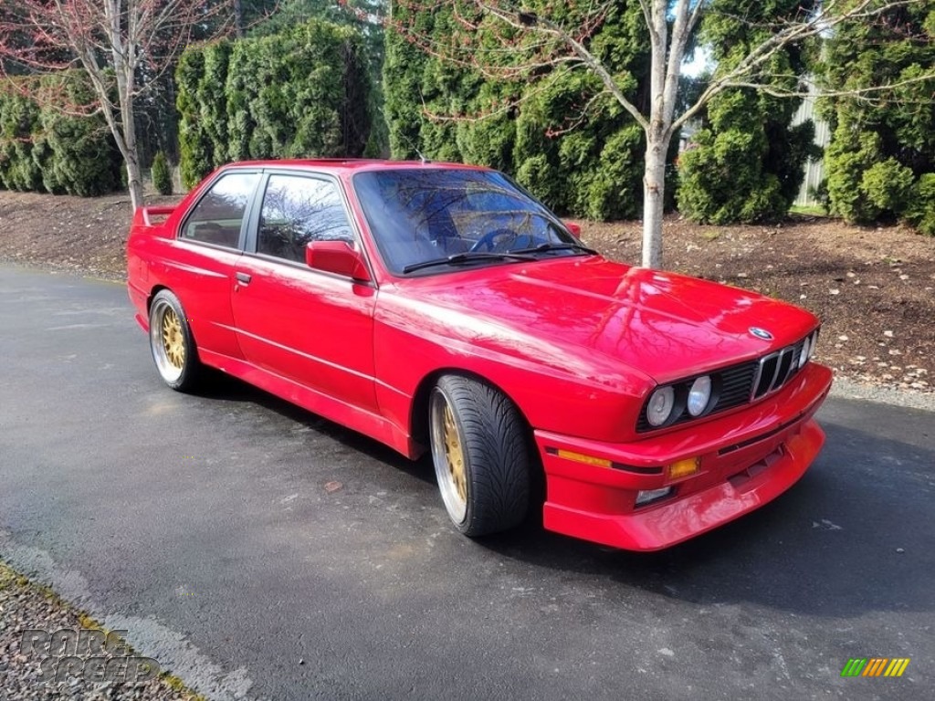 1989 M3 Coupe - Brilliant Red / Tan photo #12