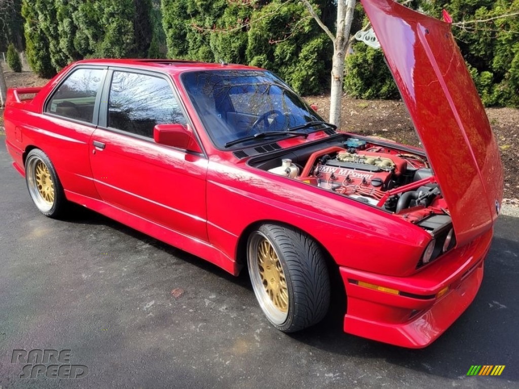 1989 M3 Coupe - Brilliant Red / Tan photo #16
