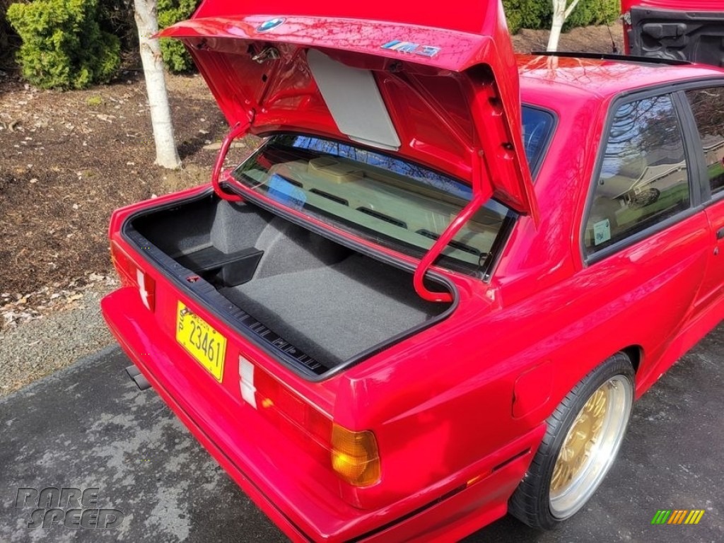 1989 M3 Coupe - Brilliant Red / Tan photo #21