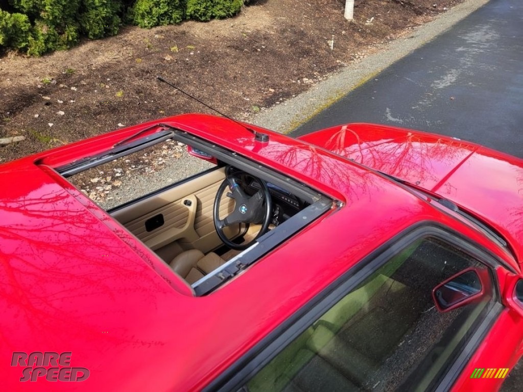 1989 M3 Coupe - Brilliant Red / Tan photo #23