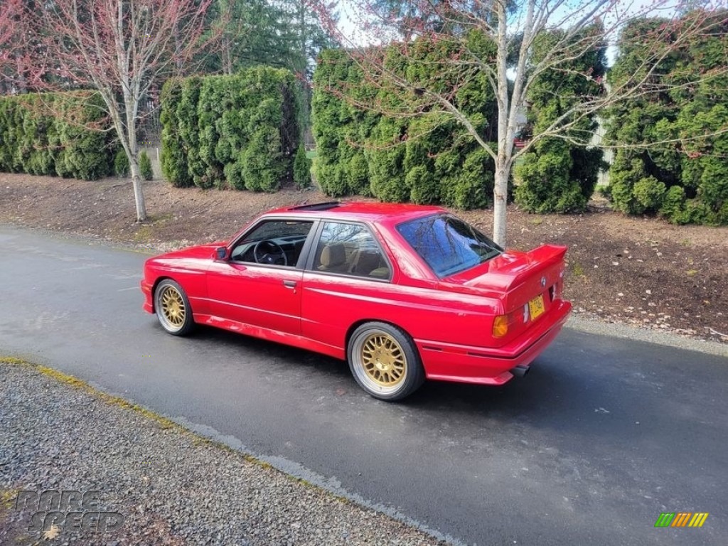 1989 M3 Coupe - Brilliant Red / Tan photo #30