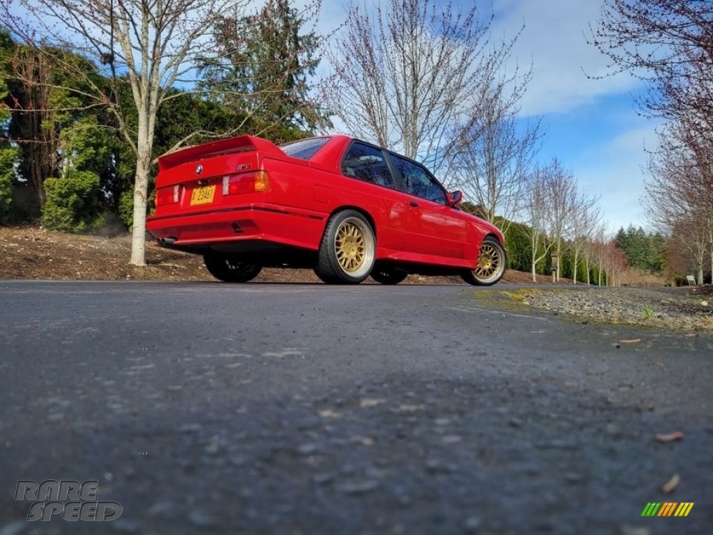 1989 M3 Coupe - Brilliant Red / Tan photo #31