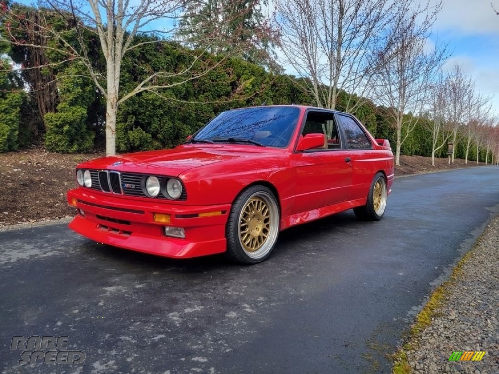 1989 M3 Coupe - Brilliant Red / Tan photo #32