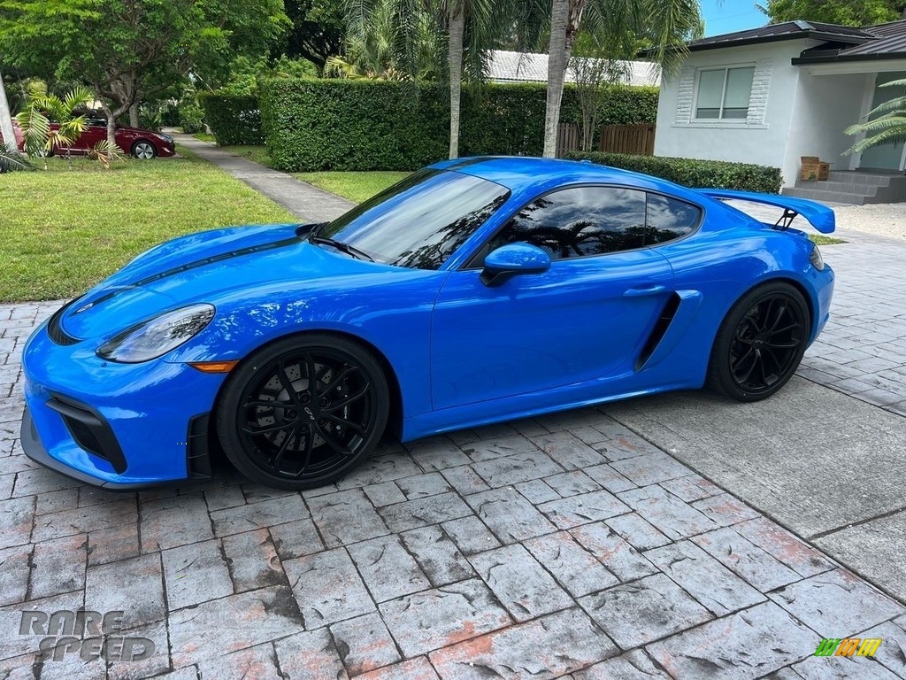 2023 718 Cayman GT4 - Shark Blue / Black photo #1