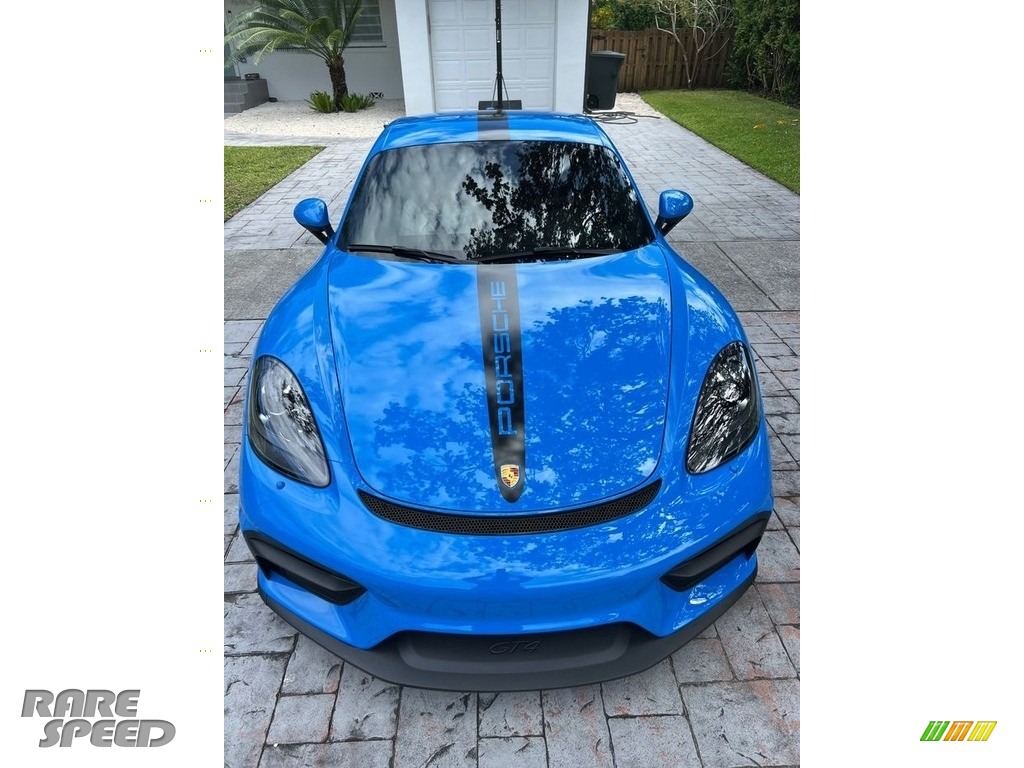 2023 718 Cayman GT4 - Shark Blue / Black photo #5