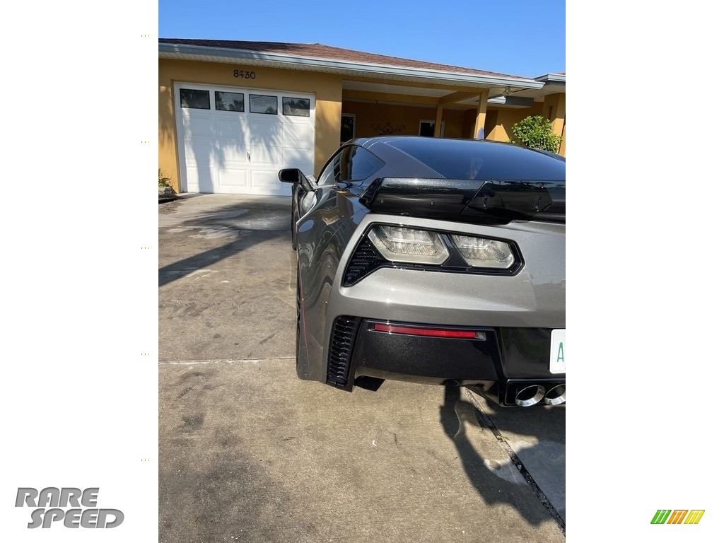 2015 Corvette Z06 Coupe - Shark Gray Metallic / Jet Black photo #8