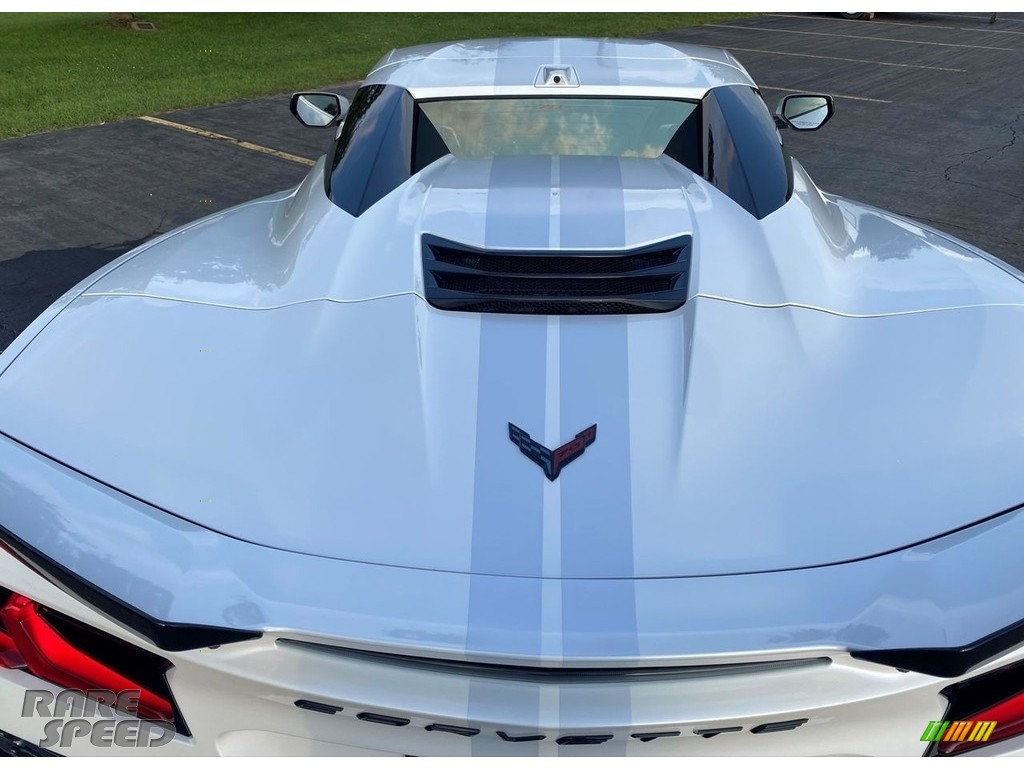 2023 Corvette 70th Anniversary Edition Z06 Convertible - White Pearl Metallic Tricoat / Ceramic White w/Red Stitching photo #14