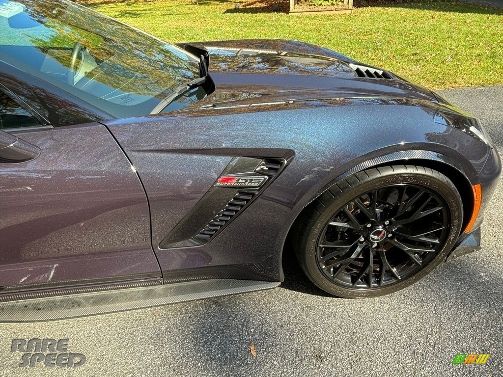 2015 Corvette Z06 Coupe - Night Race Blue Metallic / Jet Black photo #9