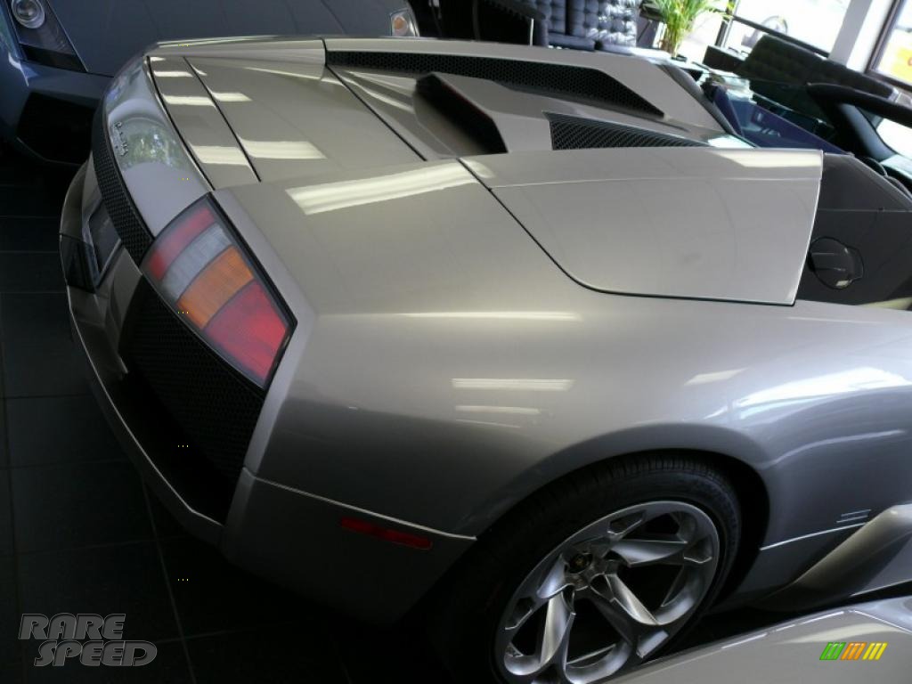 2006 Murcielago Roadster - Grigio Antares (Grey) / Nero Perseus photo #4
