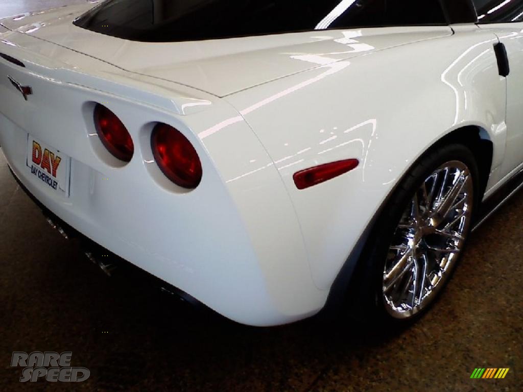 2010 Corvette ZR1 - Arctic White / Ebony Black photo #19