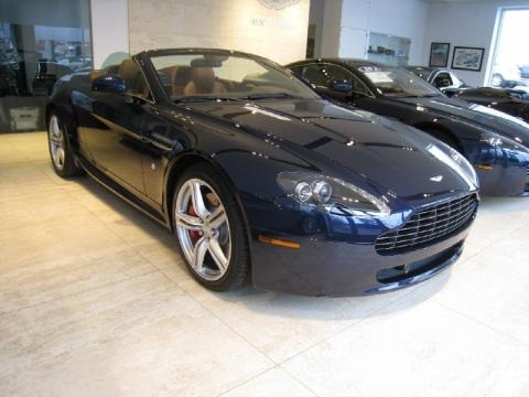 Midnight Blue 2011 Aston Martin V8 Vantage Roadster