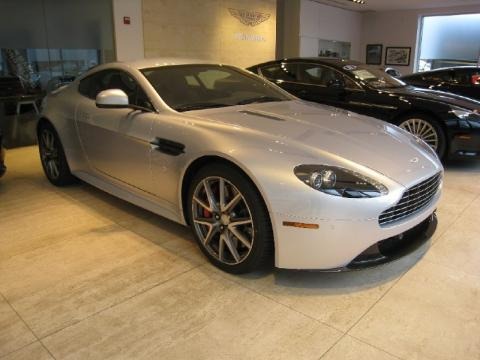 Lightning Silver 2011 Aston Martin V8 Vantage S Roadster