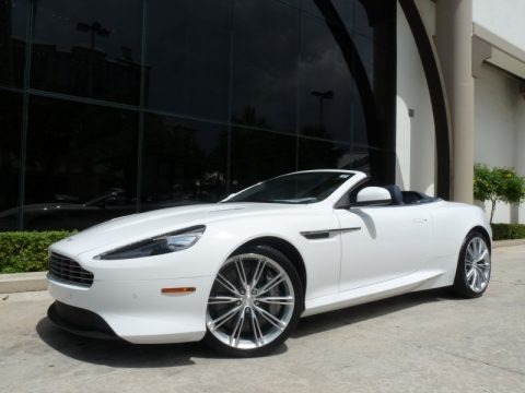 Rolls Royce Arctica White 2012 Aston Martin Virage Volante