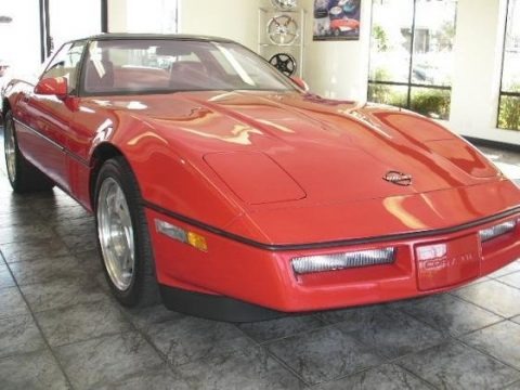 Bright Red 1990 Chevrolet Corvette ZR1