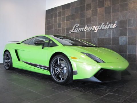 Verde Ithaca Pearl Effect 2012 Lamborghini Gallardo LP 570-4 Superleggera