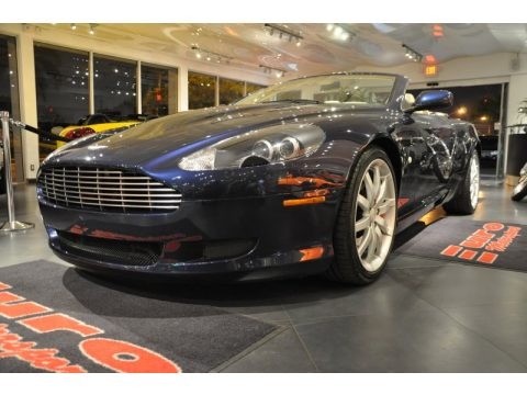 Dark Blue Metallic 2006 Aston Martin DB9 Volante