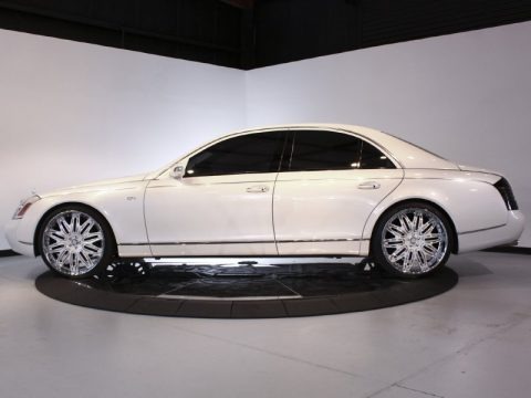 Antigua White Metallic 2008 Maybach 57 S Antigua White Metallic 2008 Maybach 57 S