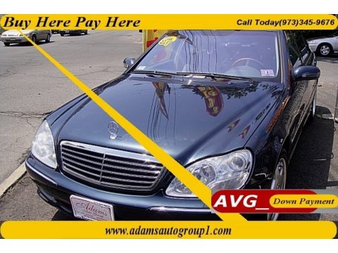 Black Opal Metallic 2002 Mercedes-Benz S 55 AMG