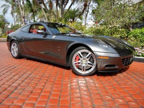 Grigio Silverstone Metallic 2007 Ferrari 612 Scaglietti F1A Grigio Silverstone Metallic 2007 Ferrari 612 Scaglietti F1A