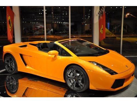 Arancio Borealis (Orange) 2008 Lamborghini Gallardo Spyder