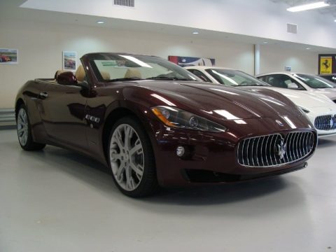 Bordeaux Ponteveccio (Red Metallic) 2012 Maserati GranTurismo Convertible GranCabrio Bordeaux Ponteveccio (Red Metallic) 2012 Maserati GranTurismo Convertible GranCabrio