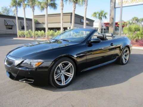 Black Sapphire Metallic 2007 BMW M6 Convertible Black Sapphire Metallic 2007 BMW M6 Convertible
