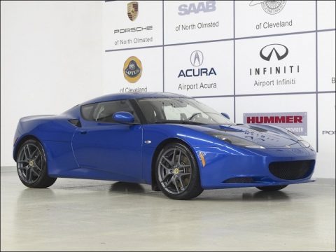 Persian Blue Metallic 2010 Lotus Evora Coupe