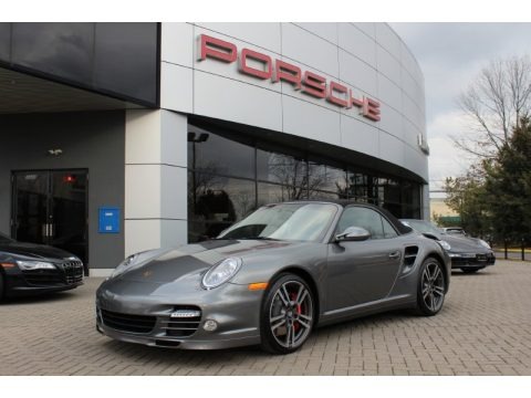 Meteor Grey Metallic 2012 Porsche 911 Turbo Cabriolet Meteor Grey Metallic 2012 Porsche 911 Turbo Cabriolet