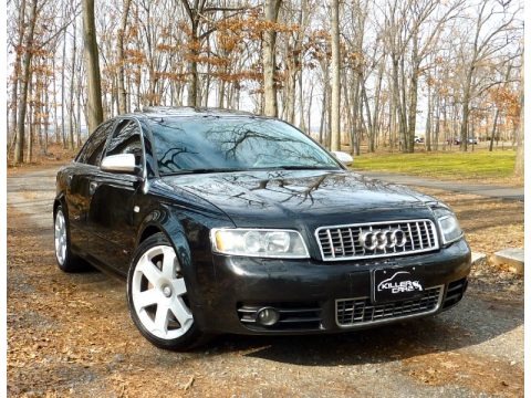 Brilliant Black 2004 Audi S4 4.2 quattro Sedan