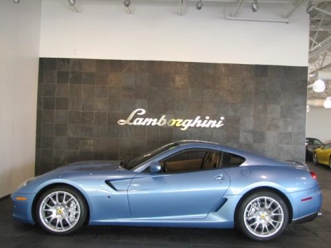 Blue Mirabeau 2009 Ferrari 599 GTB Fiorano 