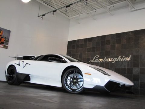 Bianco Isis (White) 2010 Lamborghini Murcielago LP670-4 SV