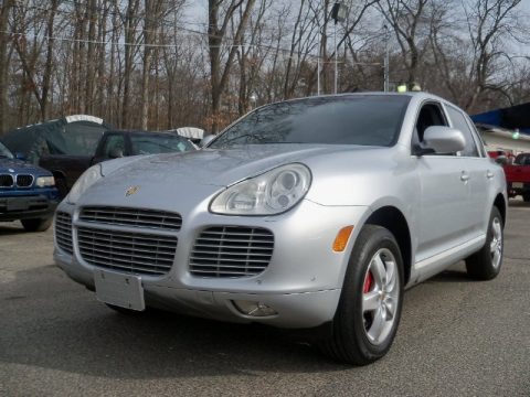 Crystal Silver Metallic 2004 Porsche Cayenne Turbo Crystal Silver Metallic 2004 Porsche Cayenne Turbo
