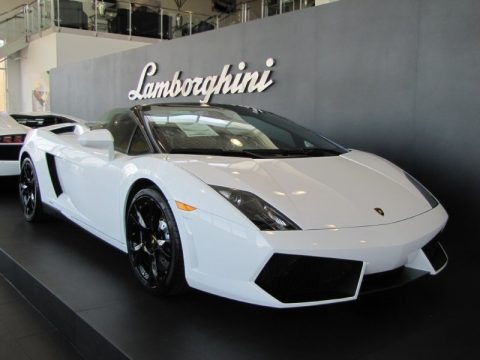 Bianco Monocerus 2012 Lamborghini Gallardo LP 560-4 Spyder