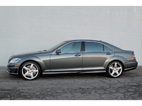 Flint Grey Metallic 2008 Mercedes-Benz S 63 AMG Sedan