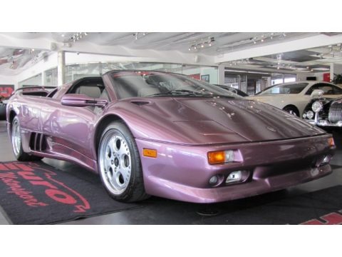 30th Anniversary Lavander Metallic 1997 Lamborghini Diablo VT Roadster