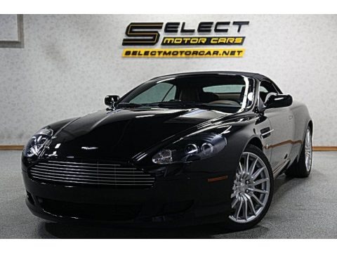 Black 2007 Aston Martin DB9 Volante