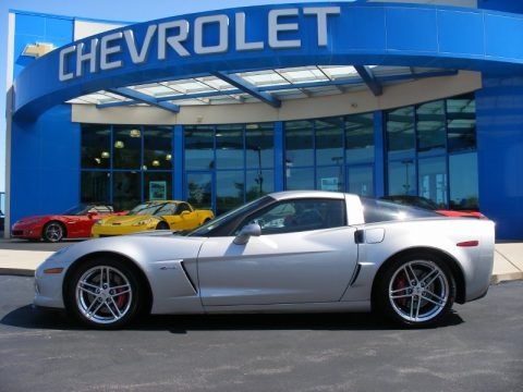 Machine Silver Metallic 2007 Chevrolet Corvette Z06